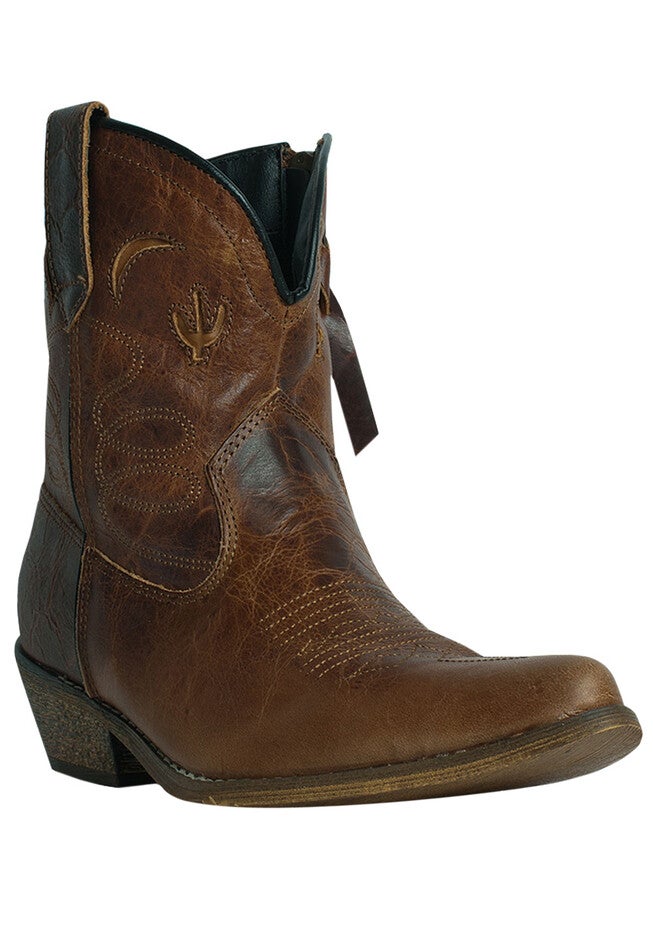Adobe Rose Western Boot by Dingo, BROWN, hi-res image number null