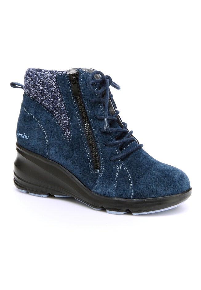 Stella Water Resistant Wedge Bootie, NAVY, hi-res image number 0