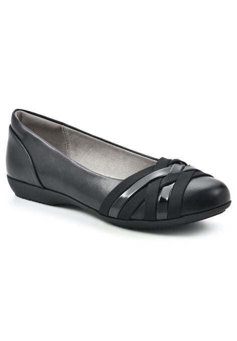 Chic Casual Flat, BLACK SMOOTH, hi-res image number null