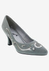 Cici Pump, BLUE TEXTILE, hi-res image number null
