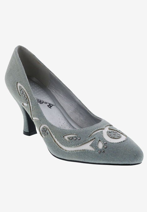 Cici Pump, BLUE TEXTILE, hi-res image number null