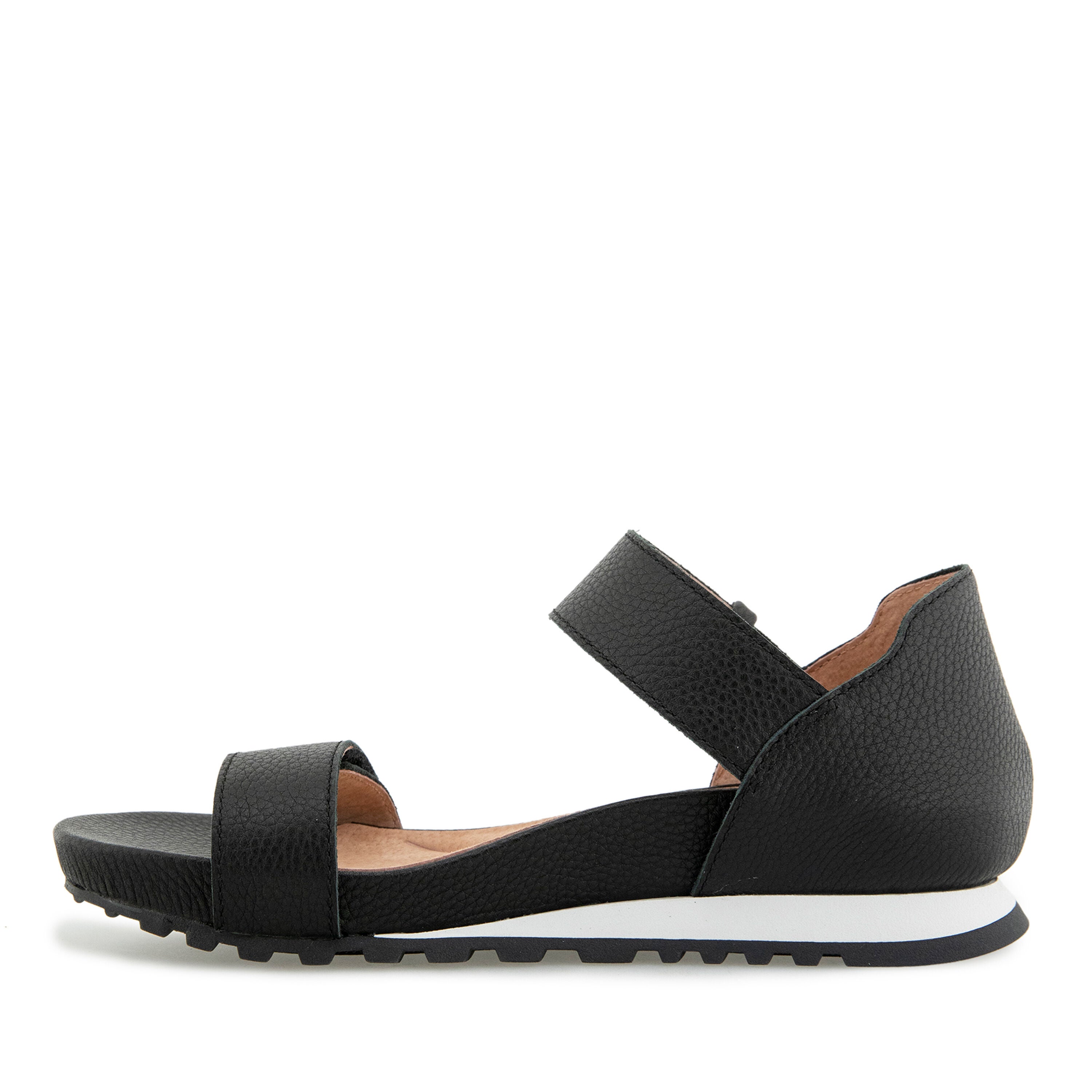 Linda Casual Wedge Sandal, BLACK, alternate image number 3
