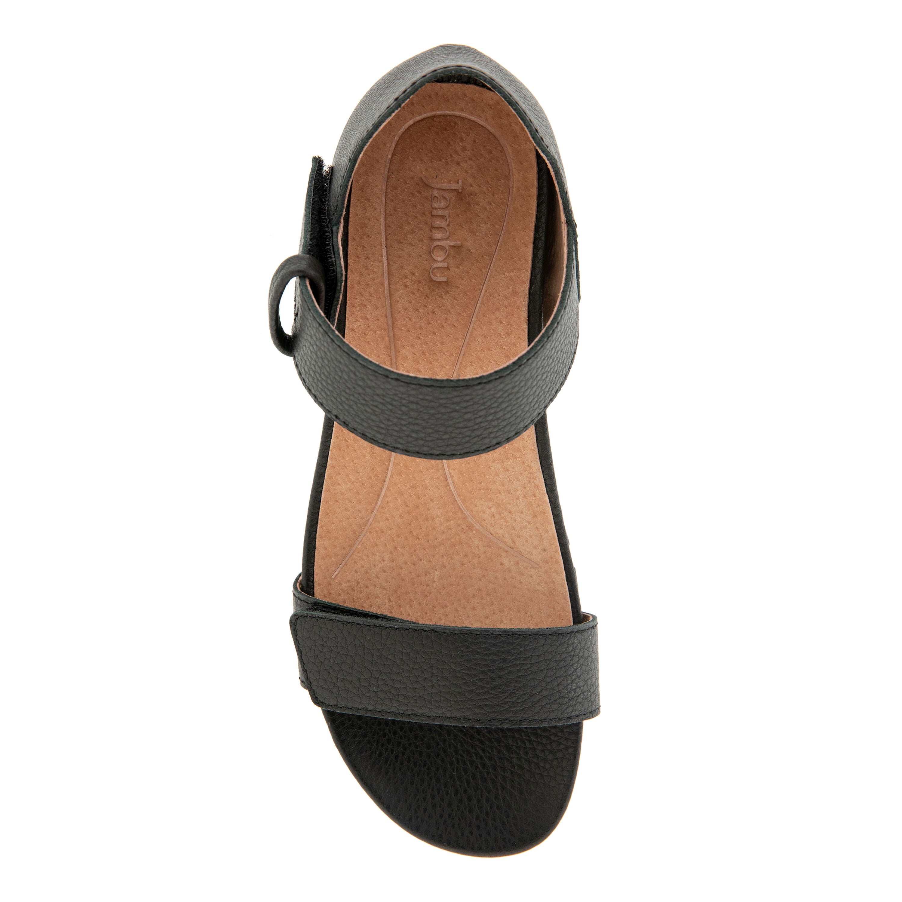 Linda Casual Wedge Sandal, BLACK, alternate image number 4