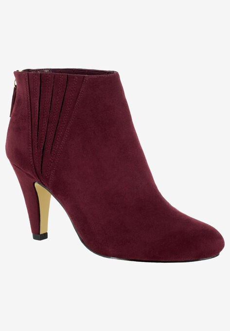 Nella II Bootie , BURGUNDY SUEDE, hi-res image number null