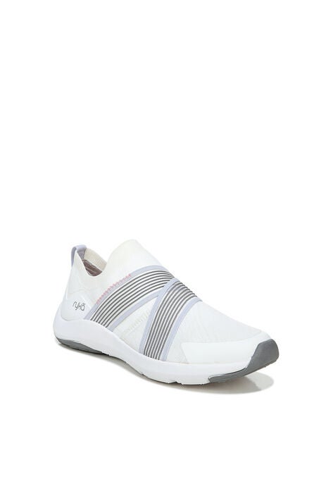 Empower Slip On Knit Sneaker, WHITE SWIRL, hi-res image number null