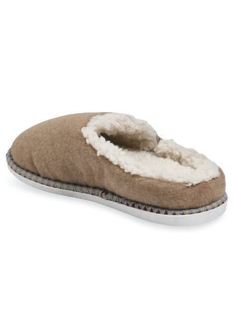 Faux Wool Felted Clog Slippers, , on-hover image number null