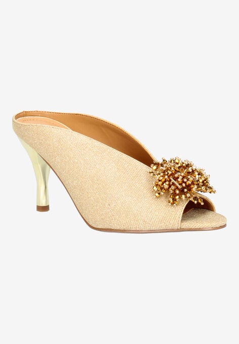 Emilia Clog Mule, GOLD, hi-res image number null