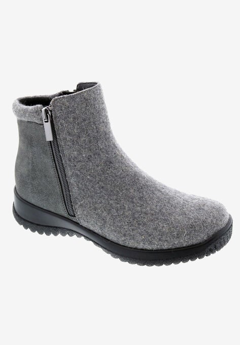Drew Kool Bootie, GREY SUEDE FLANNEL, hi-res image number null