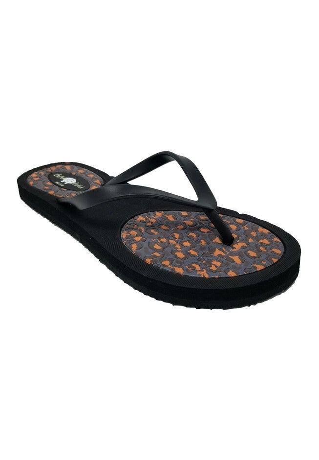 Patterned Insole Flip Flop, LEOPARD, hi-res image number 0