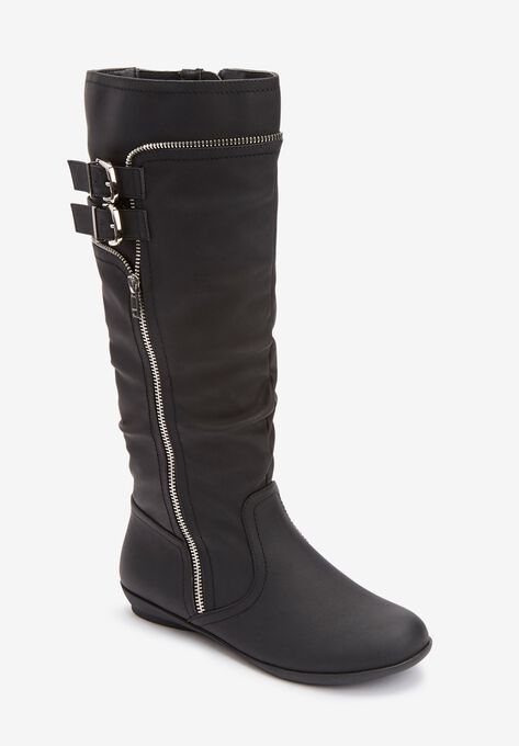 The Pasha Wide-Calf Boot , BLACK, hi-res image number null