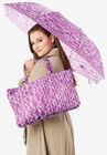 Umbrella And Tote Set, PURPLE MAGENTA TRIBAL, hi-res image number null