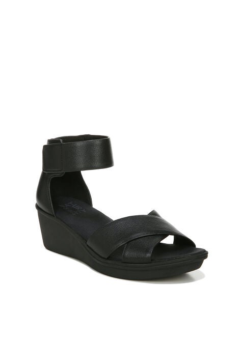 Riviera Sandals, BLACK LEATHER, hi-res image number null