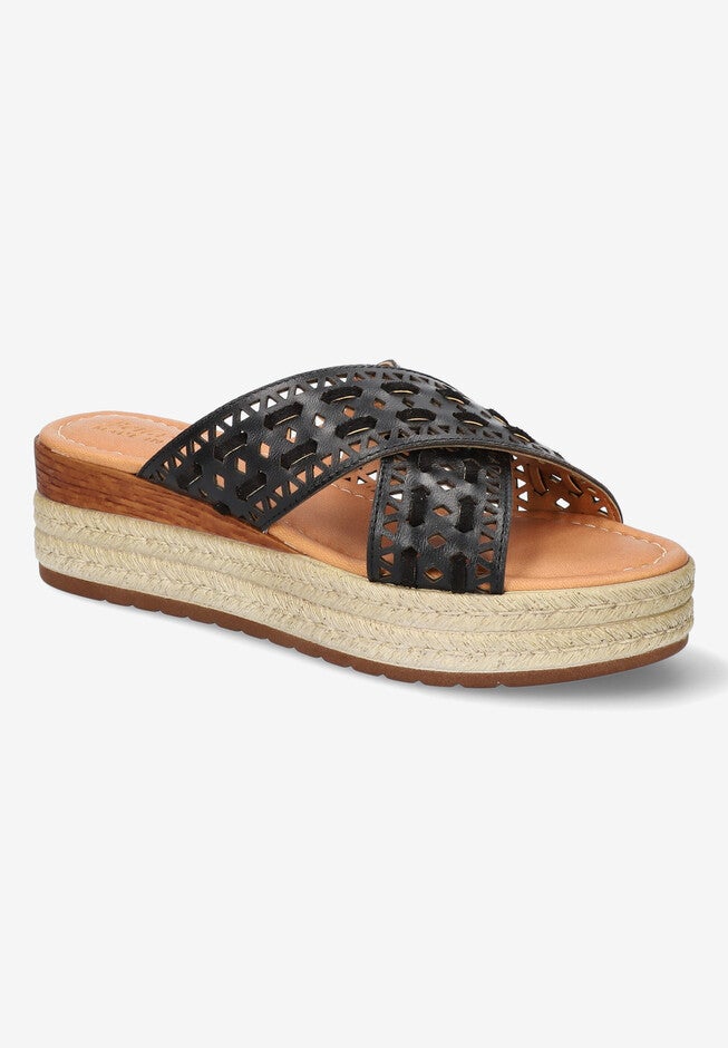 Exa-Italy Sandals, BLACK LEATHER, hi-res image number 0