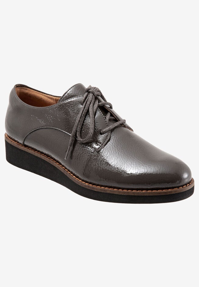 Willis Oxfords , DARK GREY PATENT, hi-res image number 0