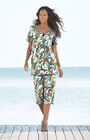Printed Henley Capri Set, , alternate image number null