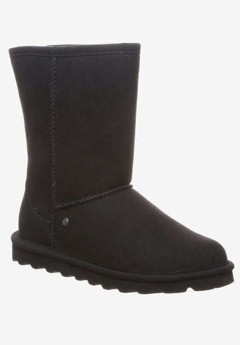 Elle Short Vegan Bootie , BLACK, hi-res image number null