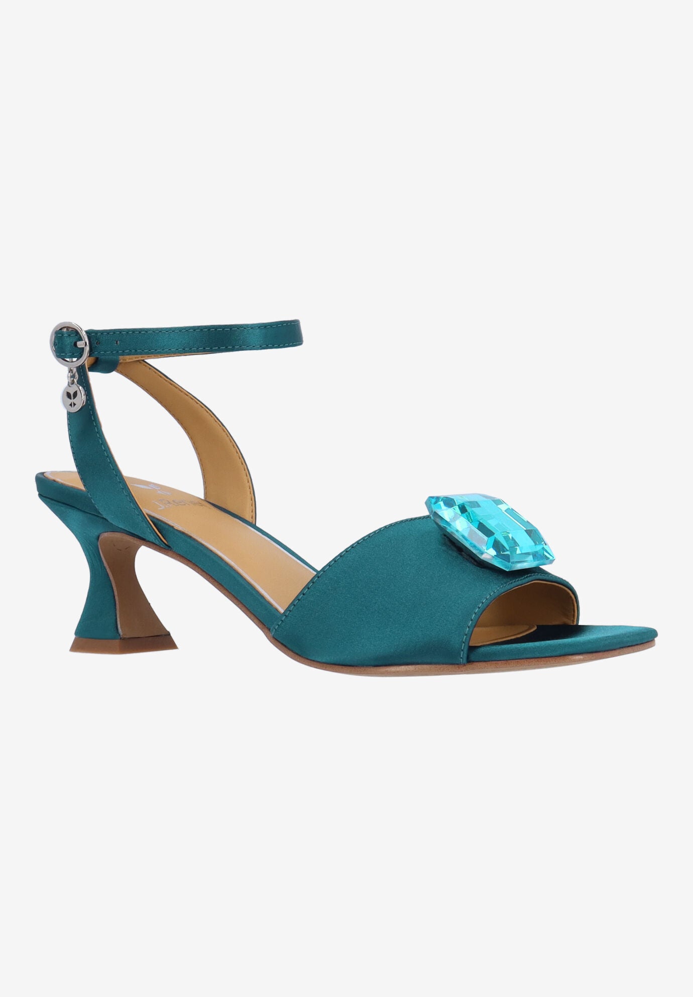 Nickee Ankle Strap Sandal, AQUA, hi-res image number 0