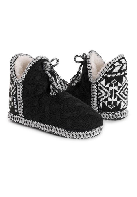 Amira Slippers, BLACK WHITE BOHO, hi-res image number null