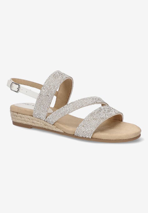 Radical Espadrille Wedge, WHITE, hi-res image number null