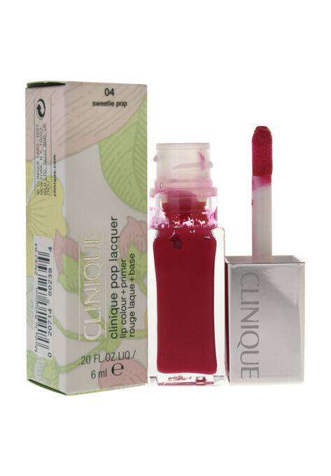 Clinique Pop Lacquer Lip Colour + Primer # 04 Sweetie Pop -0.2 Oz Lip Gloss, SWEETIE POP, hi-res image number null