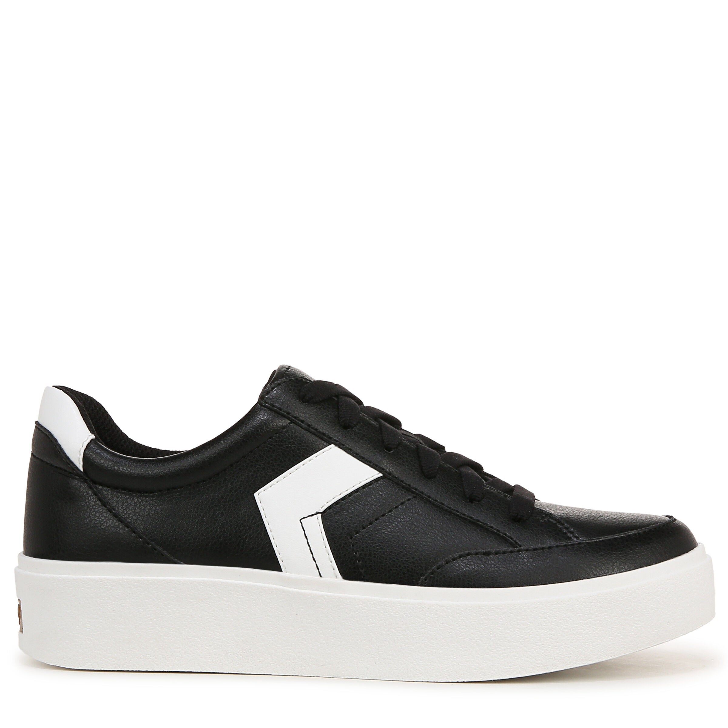 Madison Lace Sneaker, BLACK WHITE, alternate image number 3