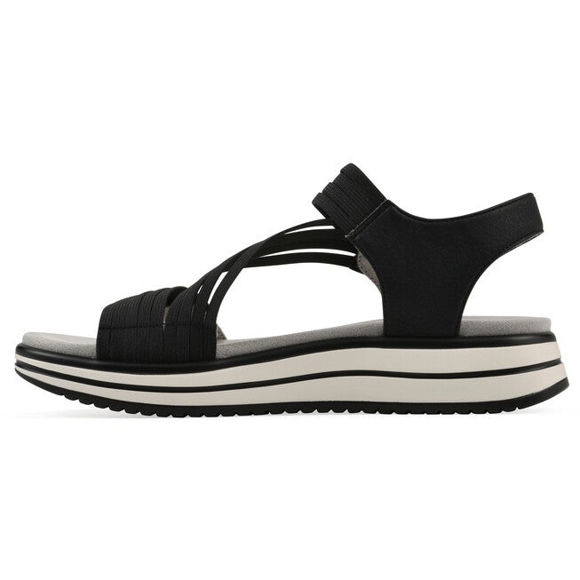 Hapford Athleisure Sandal, BLACK NUBUCK, alternate image number 3