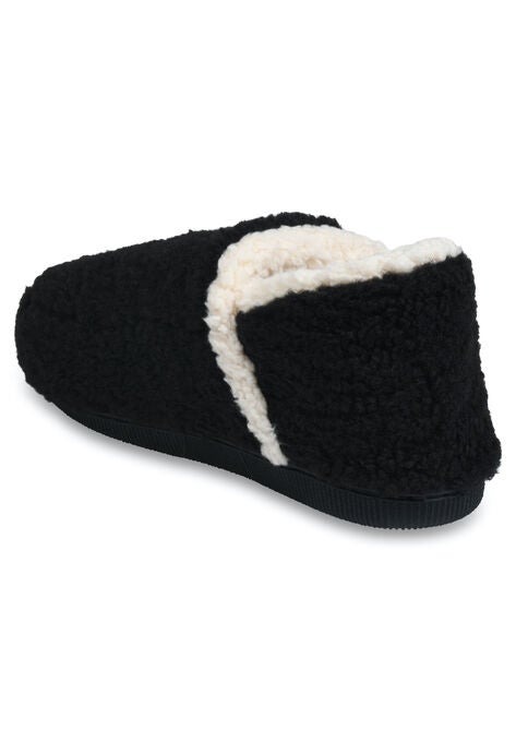 Womens Berber Ankle Slipper Boot Slippers, , on-hover image number null