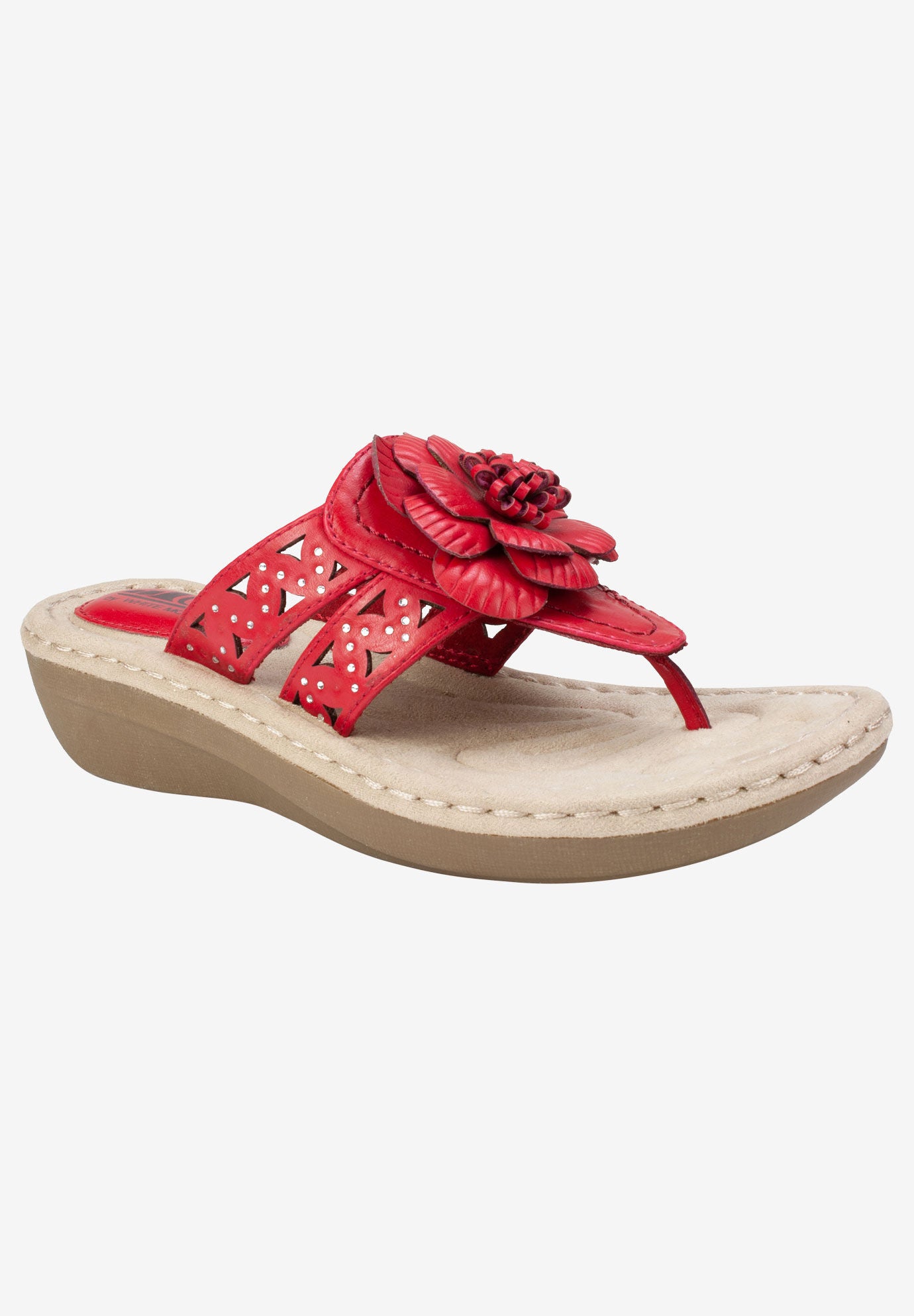 Cynthia Sandal , BERRY RED SMOOTH, hi-res image number 0