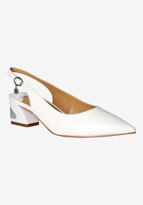 Shayanne Slingback Pump, WHITE, hi-res image number null