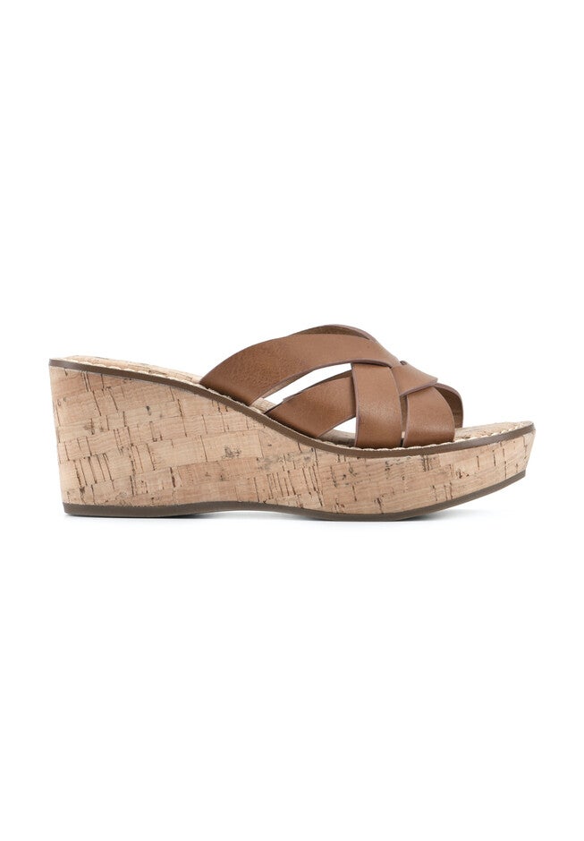 White Mountain Samwell Platform Wedge Sandal, , alternate image number null