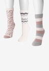 3 Pack Holiday Crew Socks, , on-hover image number 1