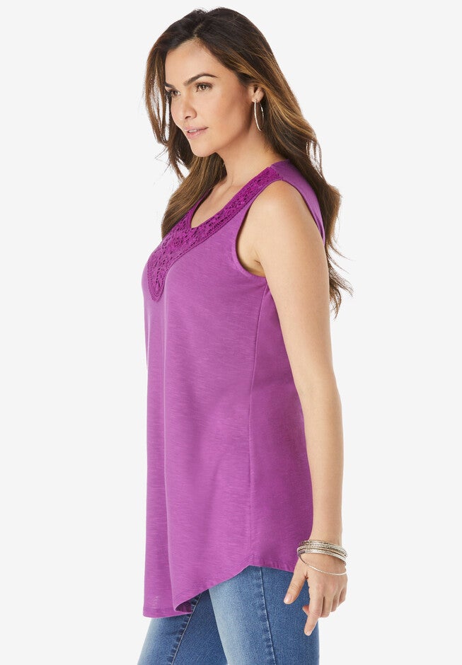Lace-Trim Swing Tank, , alternate image number null