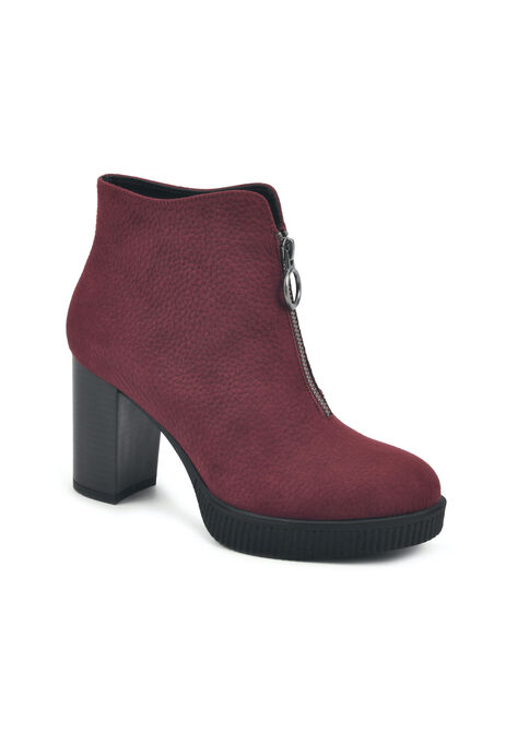 Thoughtful Bootie, BURGUNDY FABRIC, hi-res image number null