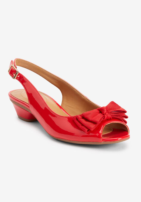 The Reagan Slingback , HOT RED, hi-res image number null
