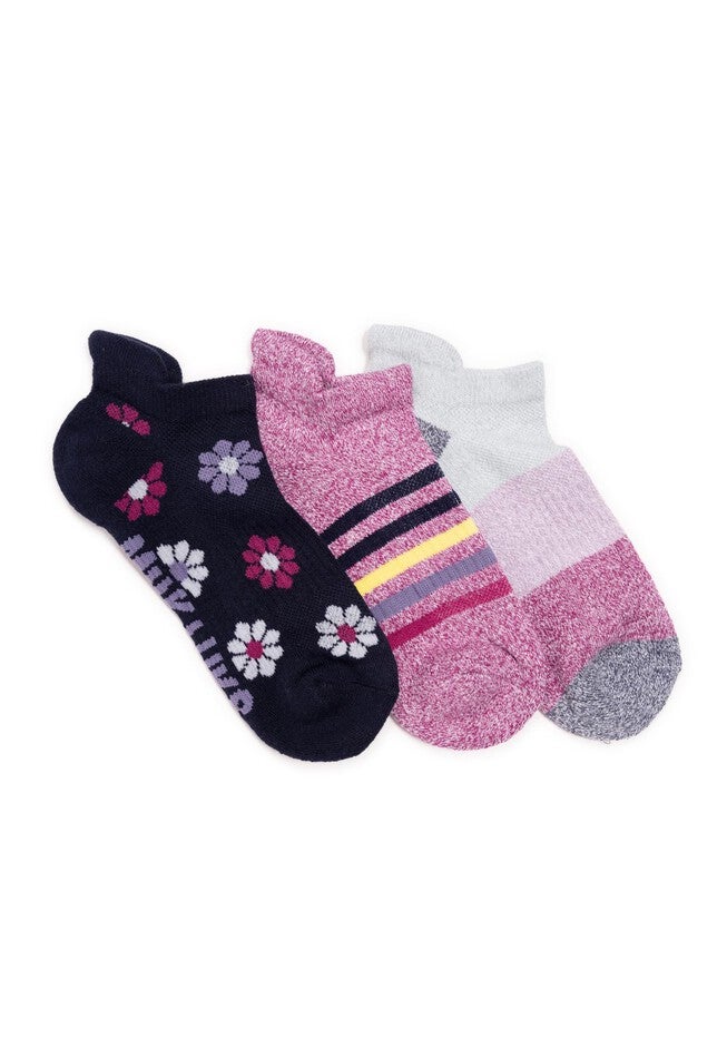 Women'S 3 Pack Nylon Compression Ankle Socks, NAVY BERRY, hi-res image number null
