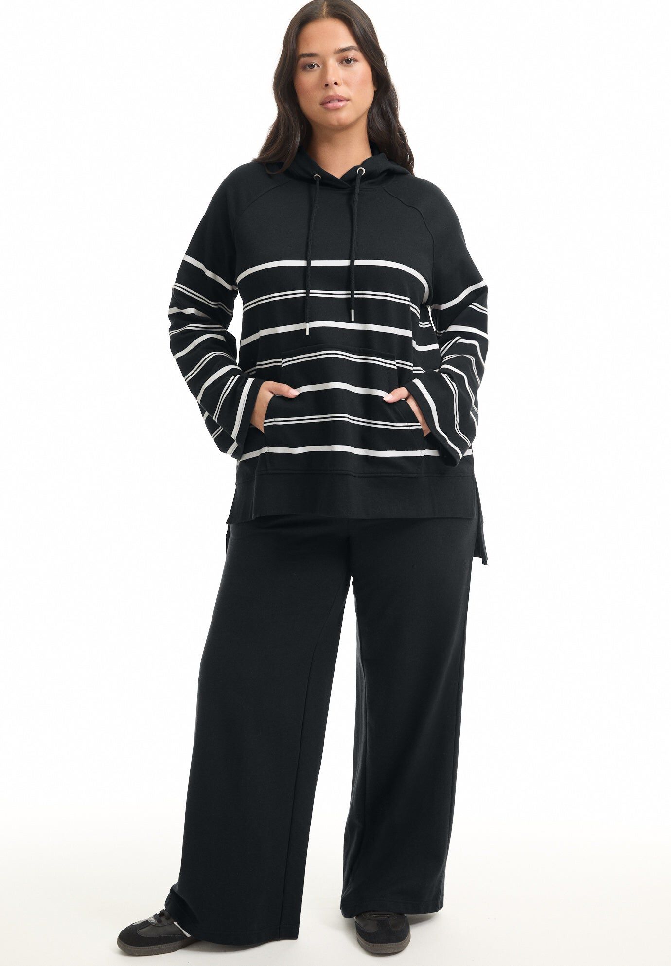 Bell-Sleeve French Terry Sweatshirt
