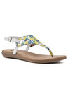 London Casual Sandal, YELLOW MULTI FABRIC, hi-res image number null