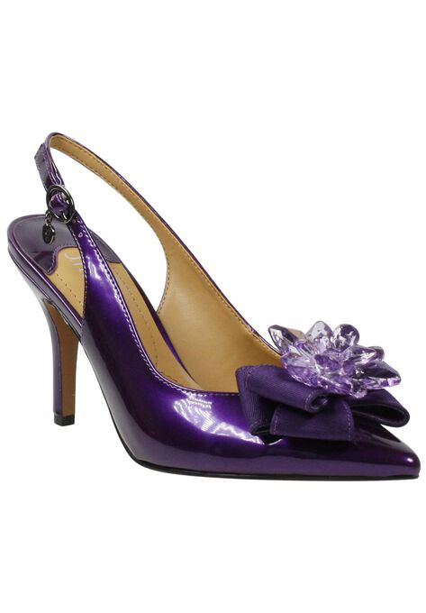 Denyell Pump , PURPLE PEARL PATENT, hi-res image number null