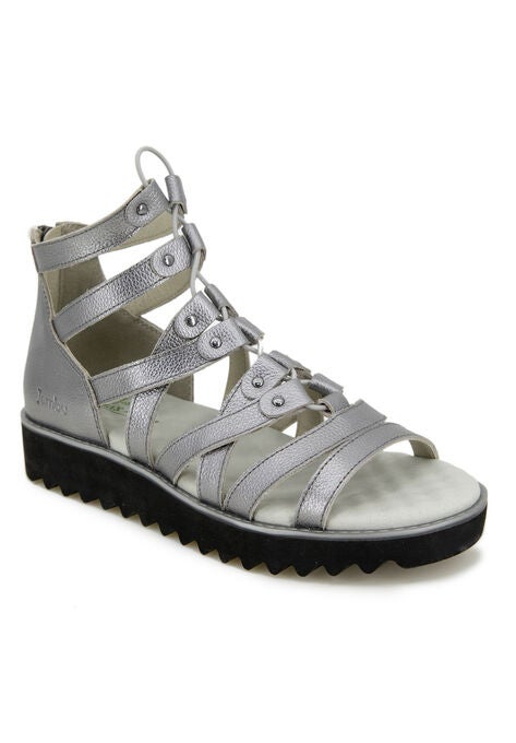 Rome Gladiator Sandal, GUNMETAL, hi-res image number null