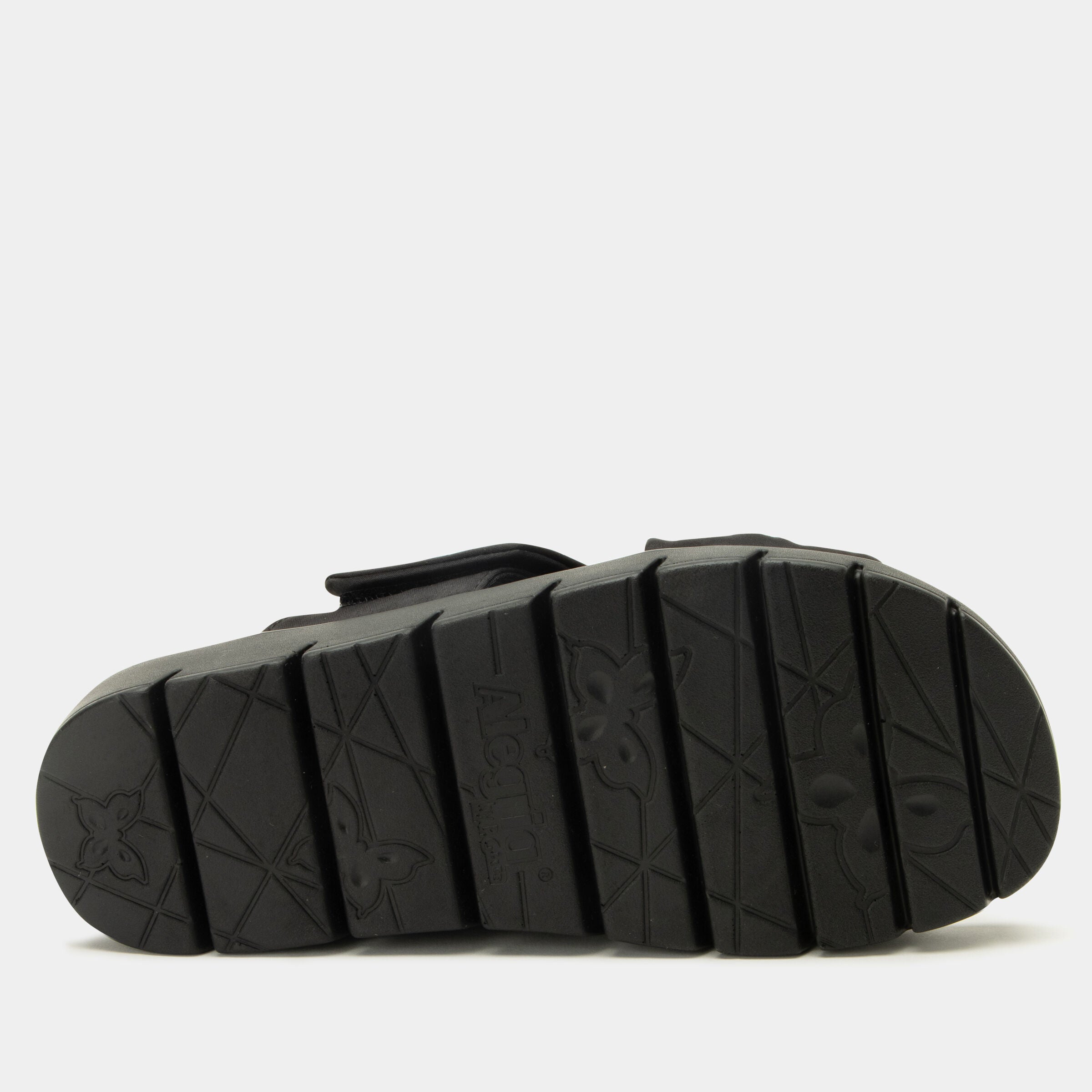 Rylie Vegan Leather Slide Sandal, BLACK, on-hover image number 1