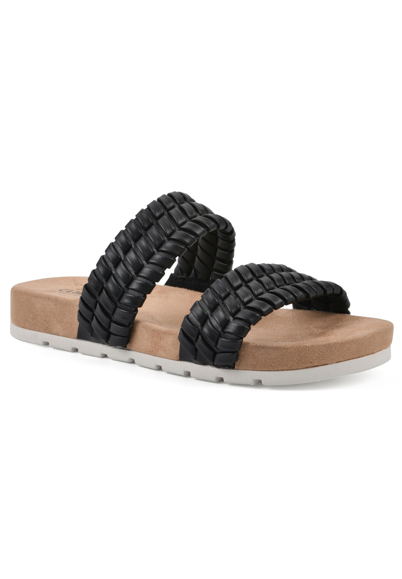 Thankful Casual Sandal, BLACK SMOOTH, hi-res image number 0
