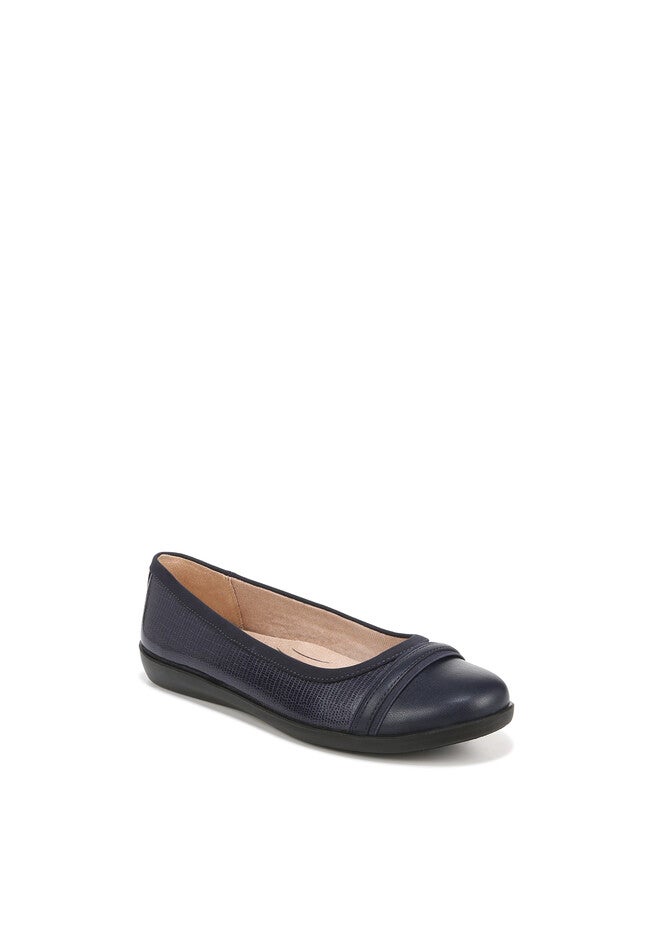 Nile Flat, NAVY FAUX LEATHER, hi-res image number null