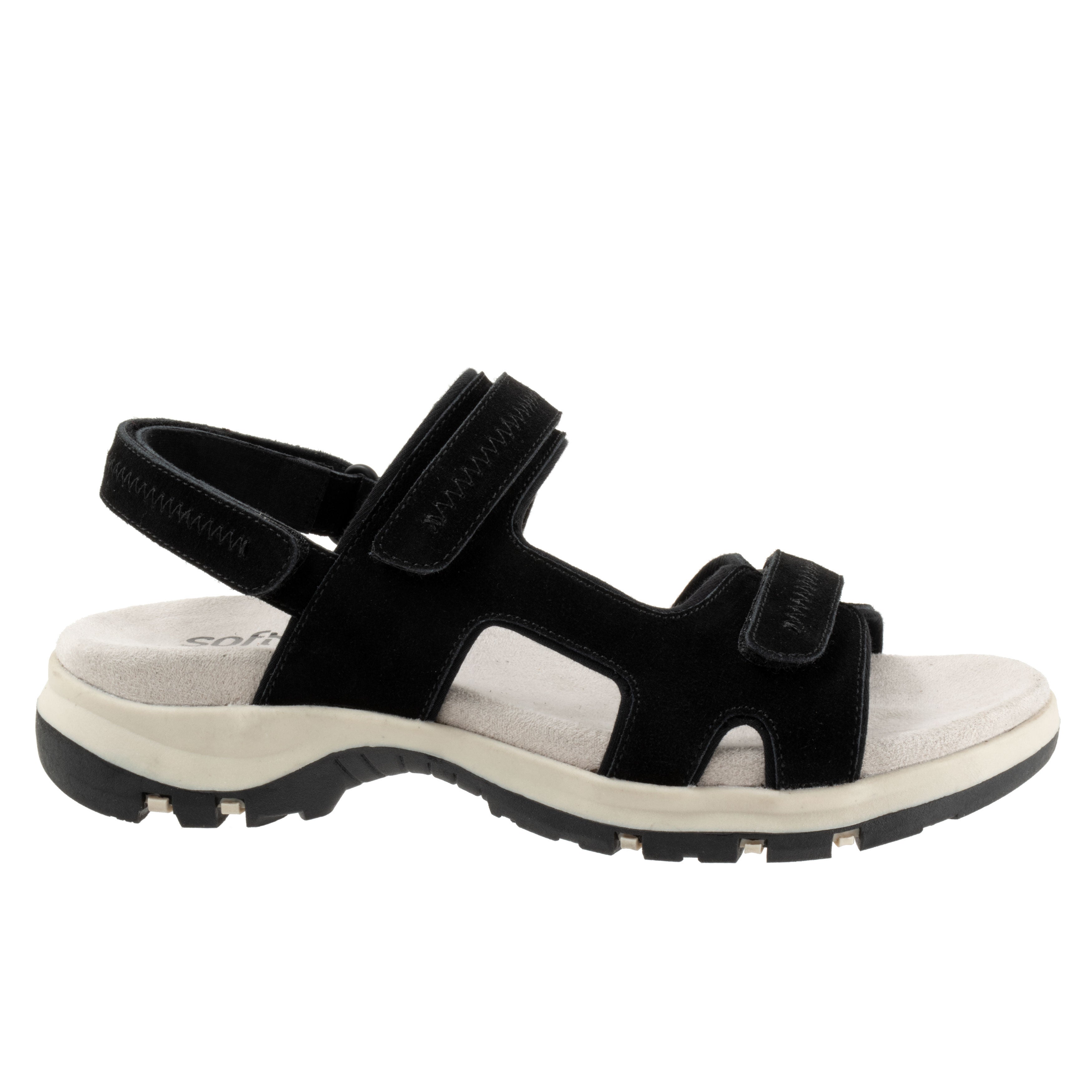 Olani Sandal, BLACK SUEDE, alternate image number 2