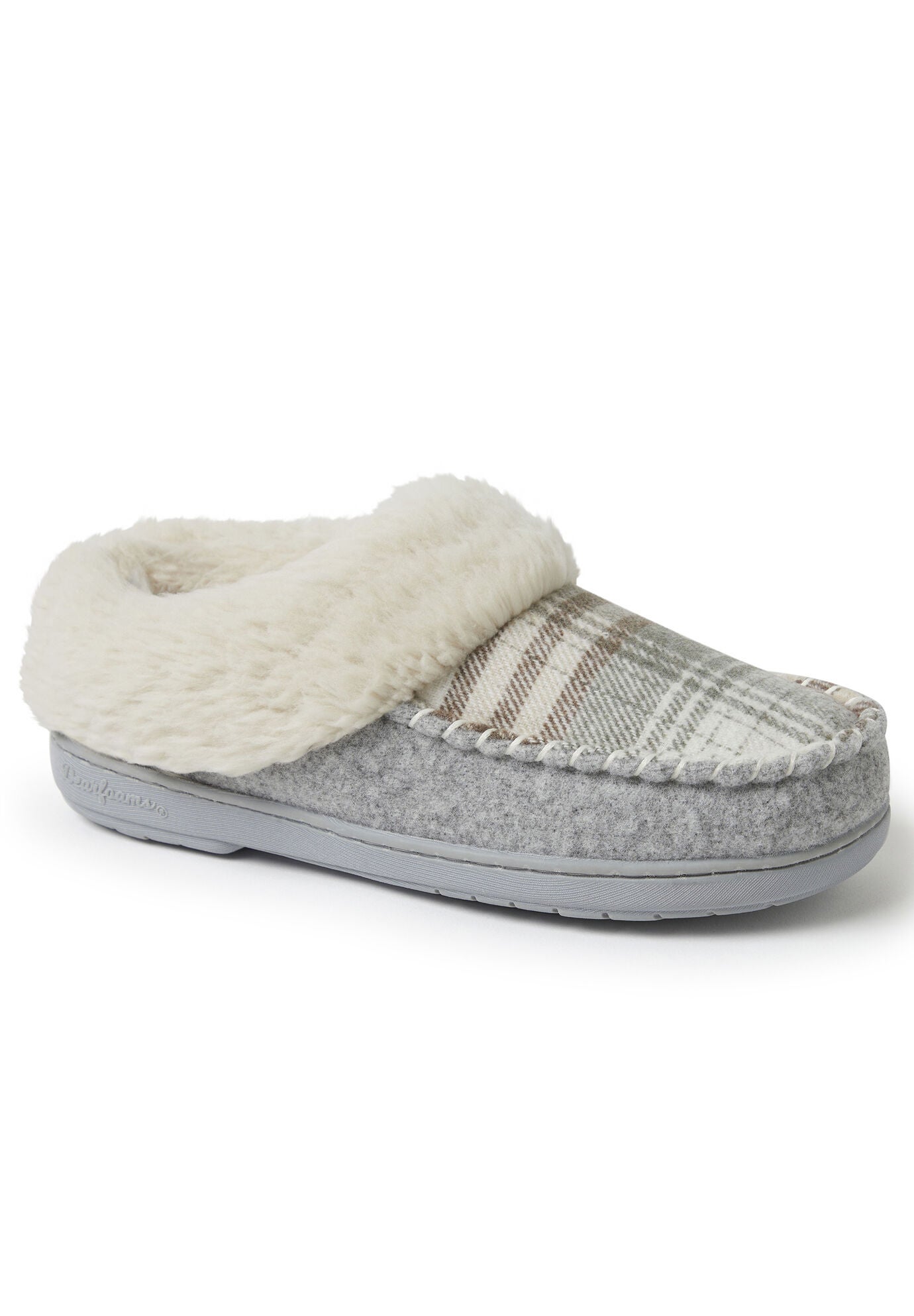 Elaine Slippers, LIGHT HEATHER GREY, hi-res image number 0