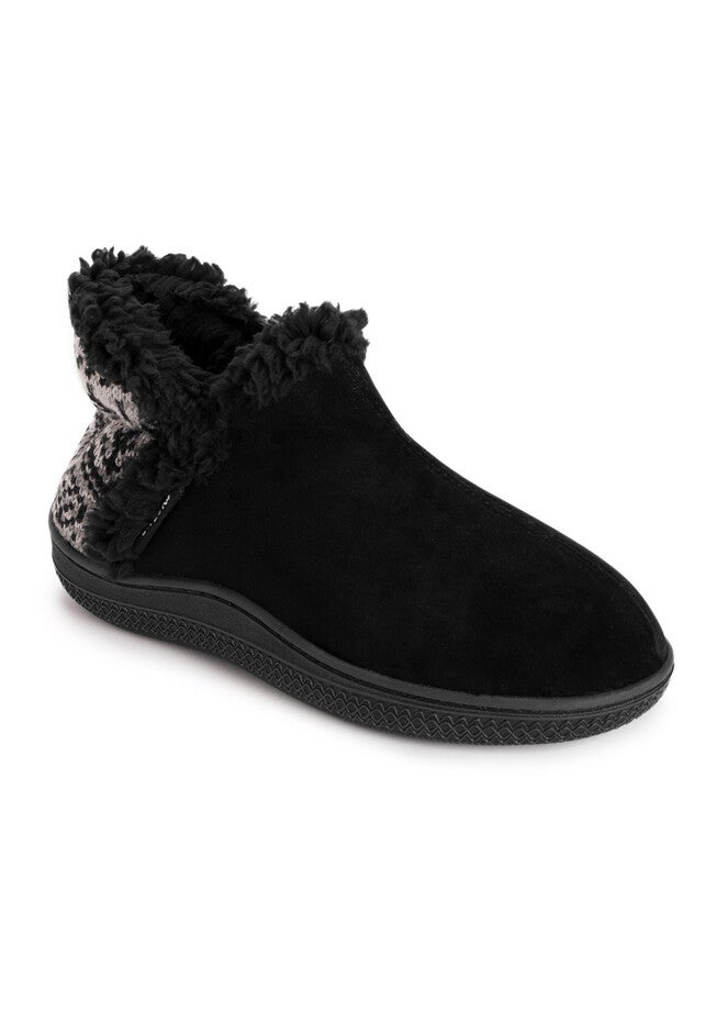 Faux Suede Mini Slipper, BLACK, hi-res image number 0