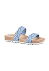 Truly Slide Sandal, LIGHT BLUE SMOOTH, hi-res image number null