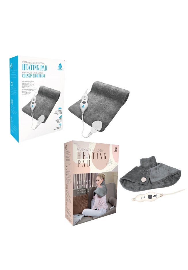 Total Comfort Package: Neck & Shoulder Warmer + Electric Heat Pad, O, hi-res image number null