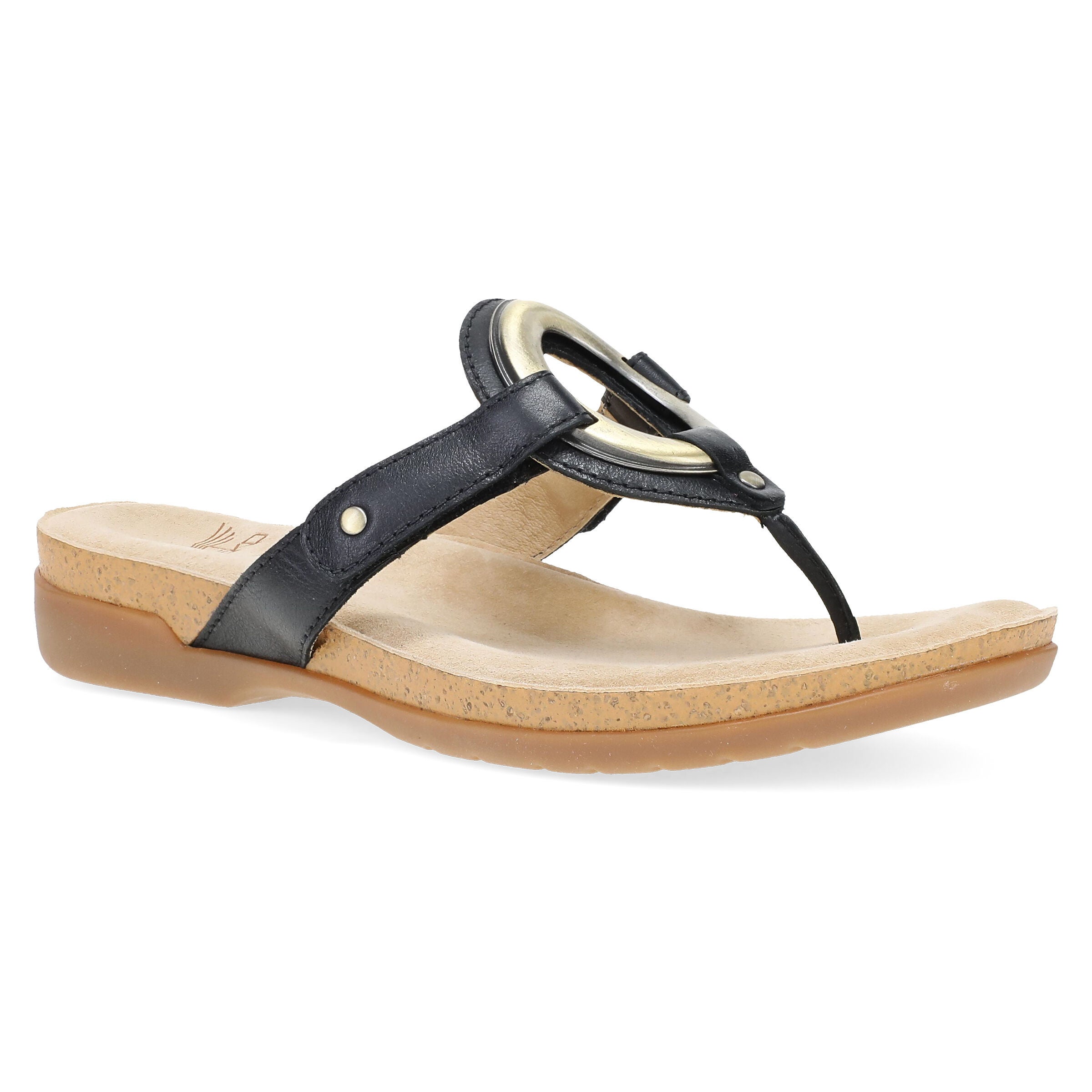 Rosalia Leather Sandal, BLACK, hi-res image number 0