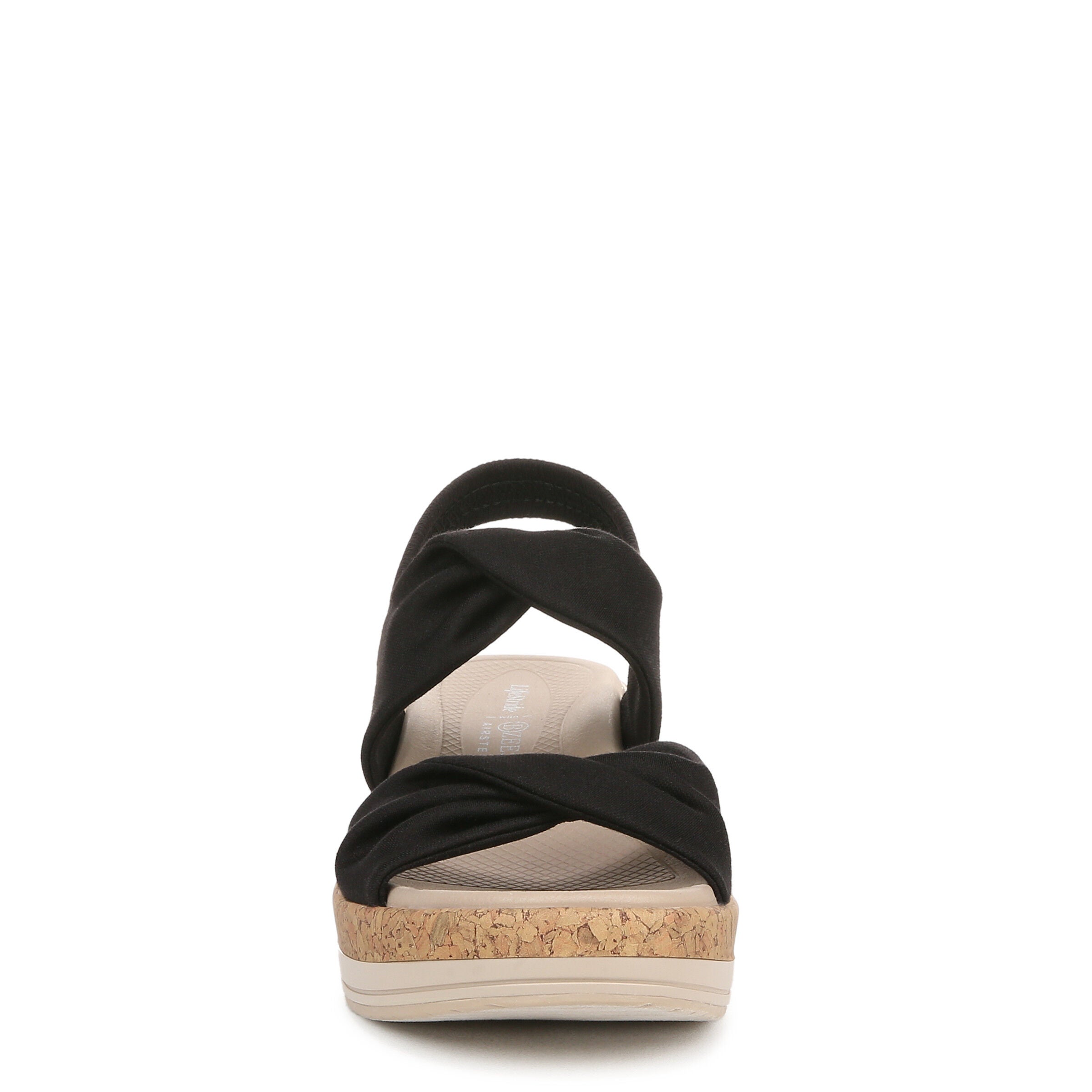Riley Slingback Wedge Sandal, BLACK, alternate image number 4
