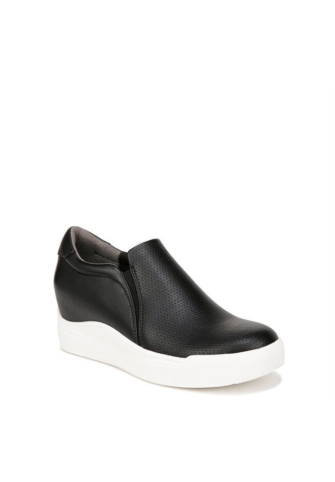 Time Off Wedge Sandal, BLACK FAUX FABRIC, hi-res image number null